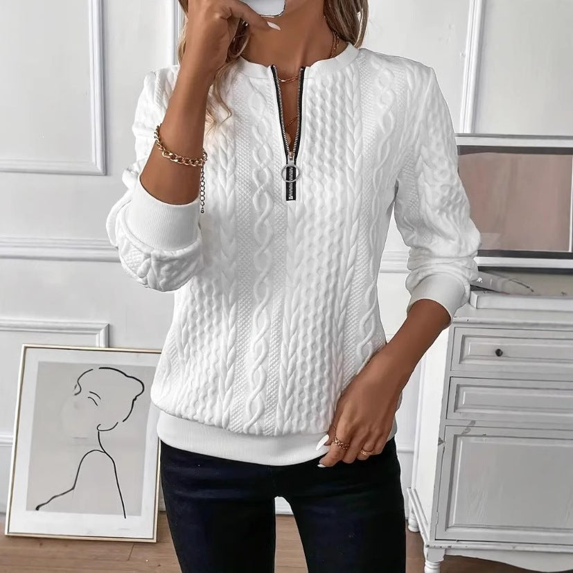 Amy - Sweater with Zipper