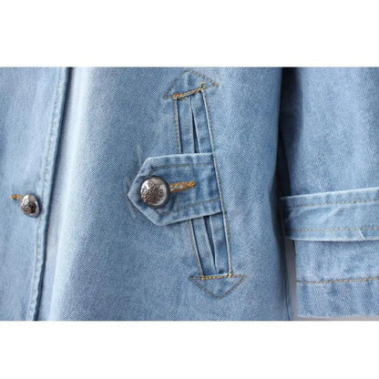 Everyday Denim Cape Coat - Deep Indigo