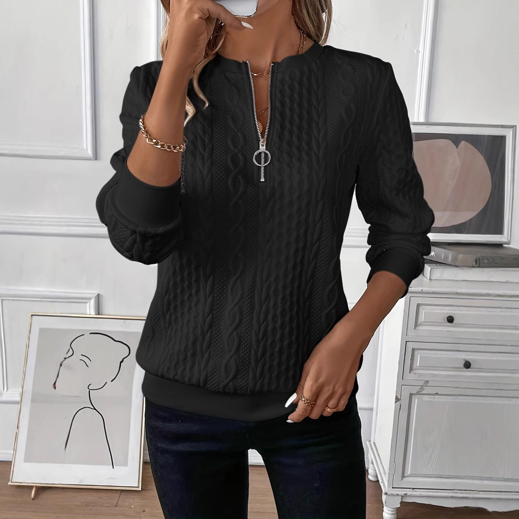 Amy - Sweater with Zipper